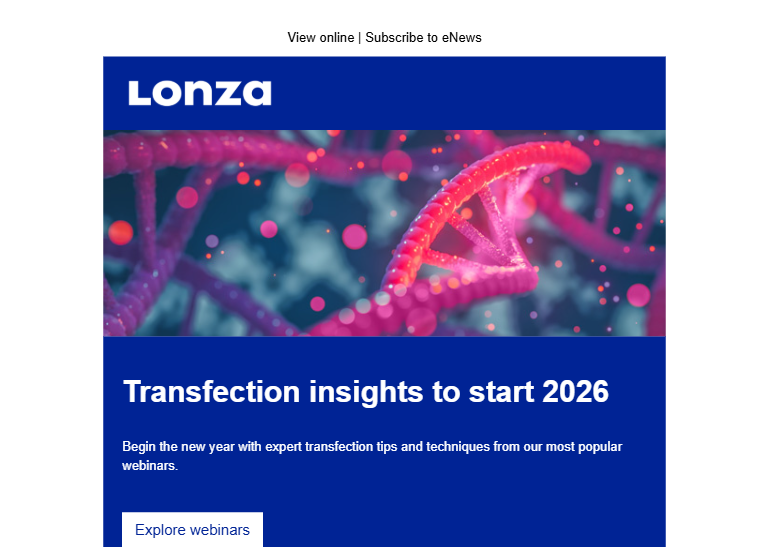 Transfection insights to start 2026